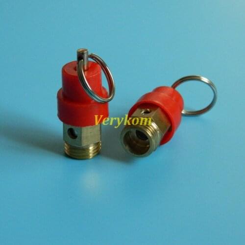 1PC 1/4" BSP Air Compressor Safety Release Valve Pressure Relief Regulator 8 bar 8kg 0.8Mpa