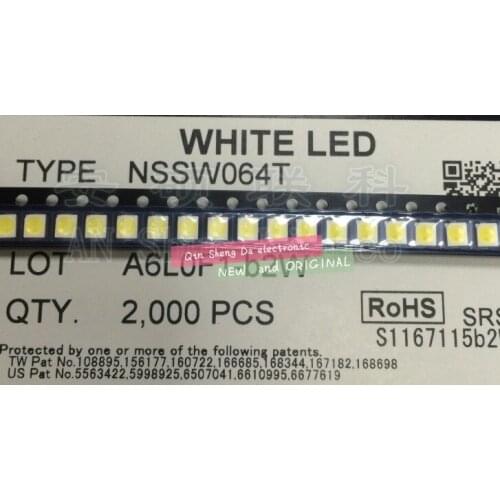 100% new and original NSSW064T SMD3528 1210 cool white Super bright