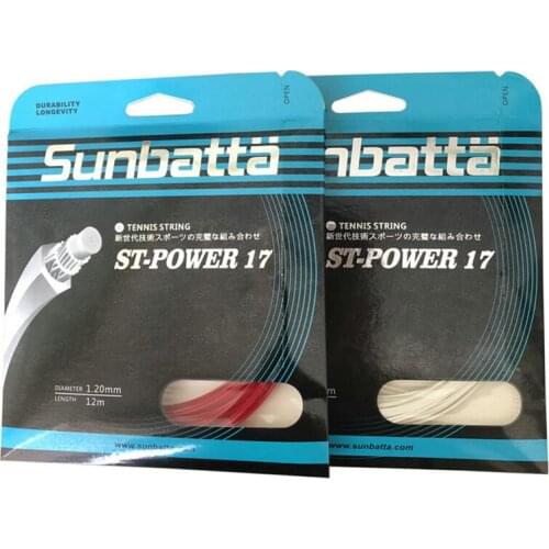 2PC Tennis Hexagon String Polyester High Technology Polyester Monofilament Gut String 56-58pounds