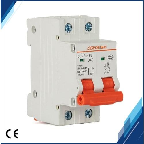 2021 Best CE approval electric circuit breaker mini circuit breaker switch AC415V with overload and short circuit protection