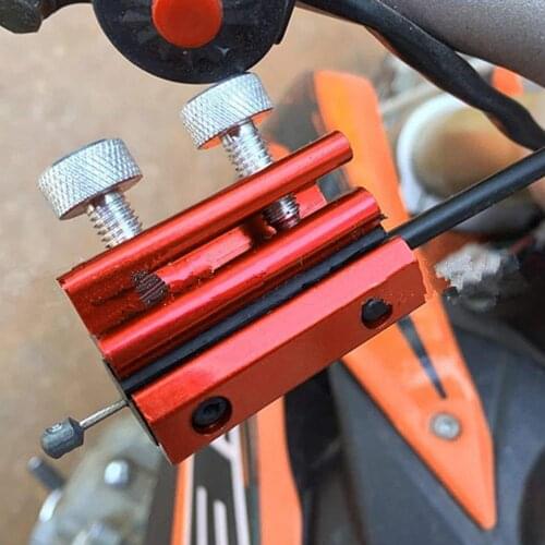 85% Hot Sales!!! Motorcycle Twin-Clamp Dual Cable Line Oiler Lubricator Luber Tool for Suzuki