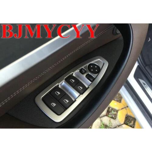 BJMYCYY car accessories The car door handrail decorative panel plate Car stying For BMW X1 F48 2015 2016