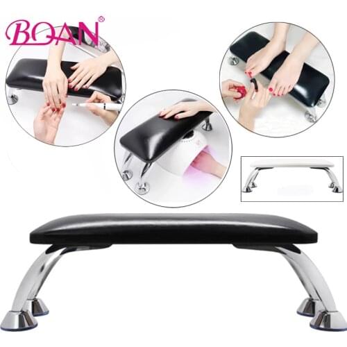 BQAN Luxury Genuine Leather Hand Rest Pillow Manicure Table Hand Cushion Nail Art Stand Pillow Holder Hand Wrist Rest Tools