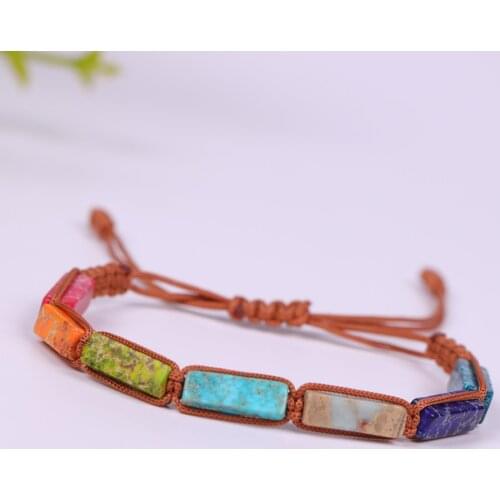 Natural Stone Beads 7 Chakra Bracelet Yoga Bracelet Newest Design Meditation Bracelets Bangles For Women Men