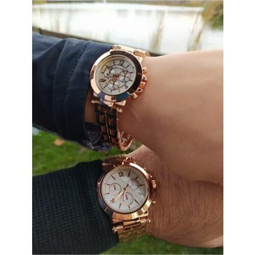 Touch Lover Watch Led Screen Double Clock Valentine 'S Day Gift