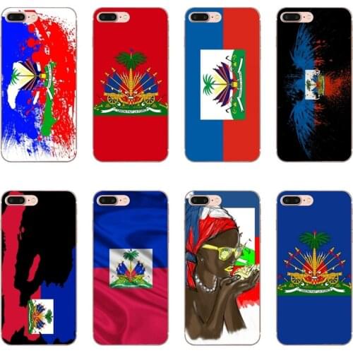 Haiti Haitian Flag cover case For Samsung Galaxy S10E S10 Lite S9 S8 S7 S6 edge Plus Note 10 9 8 5 4 S5 S4 S3 mini