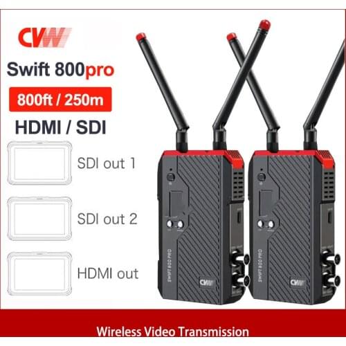 CVW Swift 800pro SWIFT800 Wireless Video Transmission System HDMI+SDI HD Image Smartphone Monitor Transmitter Receiver 800 FT