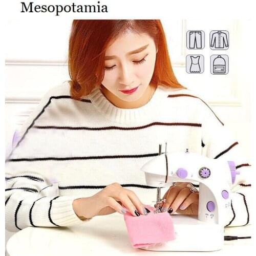 DIY Mini Electric Sewing Machine Sewing Machine for DIY Home Mini Sewing Home Garden Art Crafts Apparel Handwork Sewing Machines