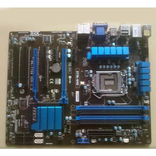 For MSI Z77A-G43 Motherboard MS-7758 Socket LGA1155 For Intel Z77 ATX DDR3