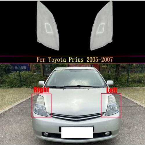 For Toyota Prius 2005 2006 2007 Car Glass Lamp Headlamp Lampcover Shell Auto Lampshade Headlight Lens Cover