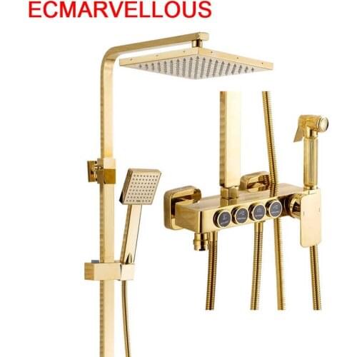Dusche De Douchette Painel Torneira Lavabo Columna Prysznic Conjunto Ducha Eletrico Chuveiro Do Banheiro Bathroom Shower System