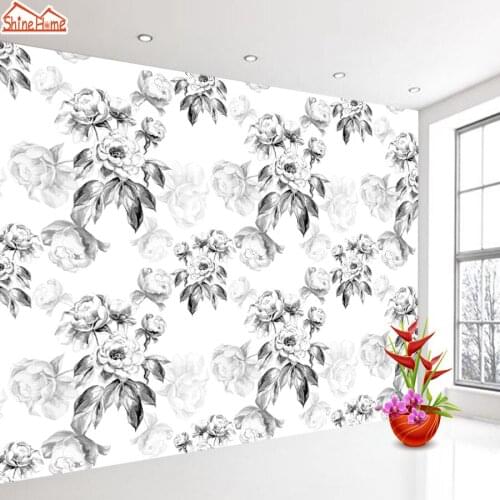 Photo Wallpaper Plant Flowers Rose Murals for Living Room Bedroom Waterproof Wall Painting 3d Self Adhesive Removable Wallpapers
