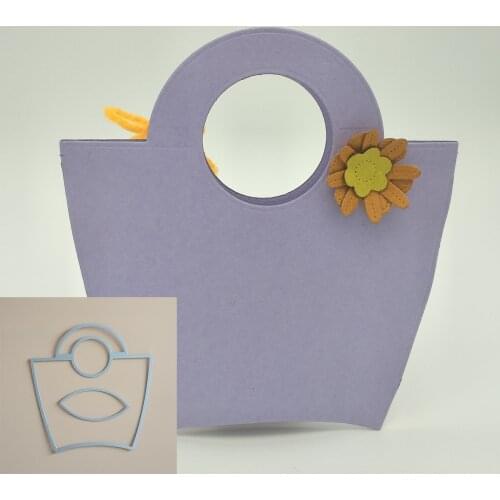 Hermosa bolsos bolsas de Mujeres de moldes de corte de bricolaje decoración para scrapbook en relieve tarjetas de papel