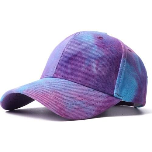KENSHELLEY Cotton Pigment Dyed Low Profile Cap Hip Hop Baseball Cap Trucker Sun Hat Tie Dye Baseball Cap