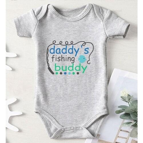 Newborn Boy Outfits Baby Girl Winter Clothes Bodysuit for Newborns Toddler Shower Gifts Printing Daddy Jumpsuit Kids Autumn