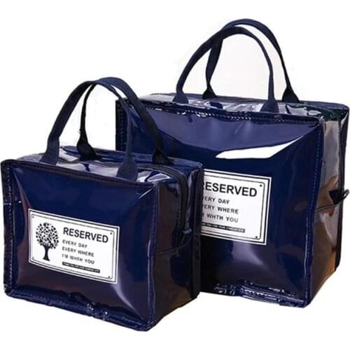 PU Lunch Package Ice Pack Cooler Lunch Box Portable Insulation Picnic Bag Thermo Thermal Lunch Bag For Women Kids Lunchbags Bags