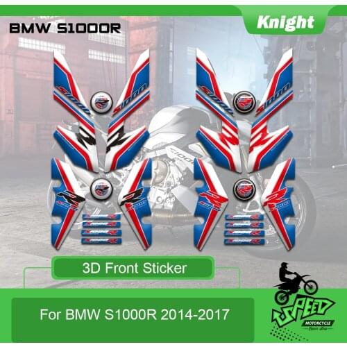 Motorcycle 3D anti-scratch front sticker motorcycle decoration front sticker for BMW S1000R s1000r 2014-2018 2015 2016 2017