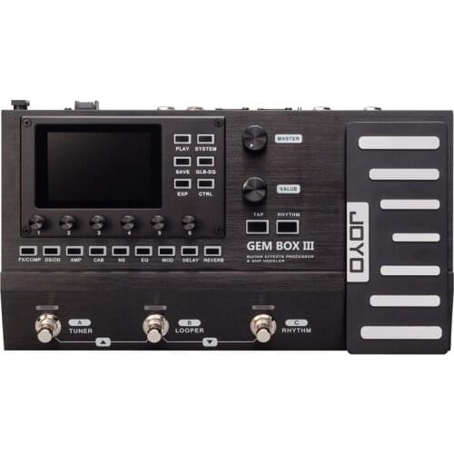 GEM BOX III Multi Effects Processor with 157 Effects and 61 Preamp Modulations, Music Instrument for Bass Acoustic Electric