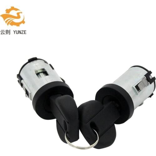 2PCS DOOR LOCK BARREL SET FOR FIAT SCUDO CITROEN XANTIA SYNERGIE DISPATCH JUMPY 9170.AY 4162C9