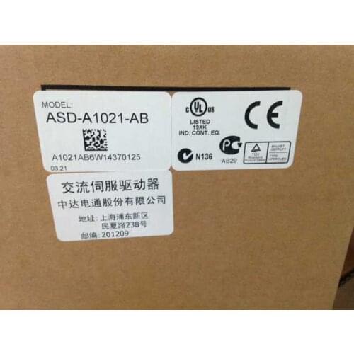 NEW&ORIGINAL SERVO SYSTEM SERVO DRIVER ASD-A1021-AB+SERVO MOTOR ECMA-E31310PS