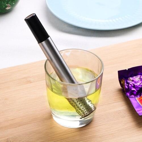 HILIFE Tea Infuser Strainer Filter Teapot Spices Soup Tools Reusable Tea Stick Stainless Steel Coffee Loose Leaf Herbal Holder
