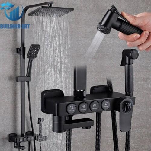 BrassThermostatic Shower Faucet Shower mxer Crane Bathroom Shower Faucet Bathtub Faucet Shower Mixer Tap Bidet Faucet Tap