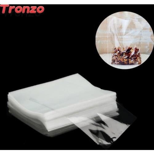 Tronzo 10*6cm New Cellophane Bags Wedding Favors And Gifts 100pcs Transparent Birthday Candy Bag Wedding Packaging Plastic Bags