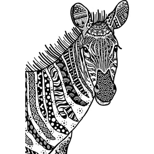 Zebra stamp Clear Stamp for Scrapbooking Transparent Silicone Rubber DIY Photo Album Decor 260