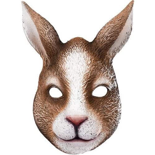 Animal Lion Rabbit Mask Cosplay Costume Accessories Halloween Masks Carnival Party Masquerade Performance Props Bar Clubwear