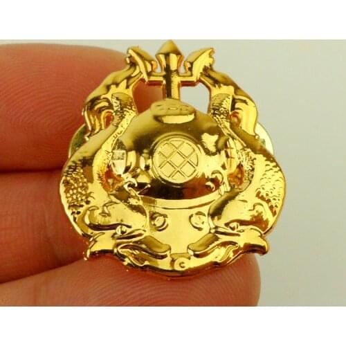 US Navy Special Forces SCUBA Badge Pin Insignia Golden-1136 Military Store 5605101