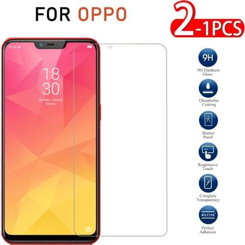 1-2PCS Screen Film Glass For Oppo Realme A3S A5 A59 A92S Pro Safety Glass on For Oppo A3S A5 A59 A92S HD Protective Glass