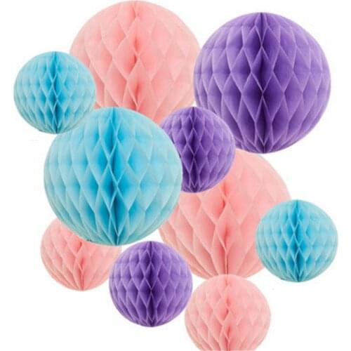 15cm/20cm Paper Lantern Honeycomb Ball Wedding Decoration Boy Girls Birthday Party Decorations Kids Baby Shower Party Decor