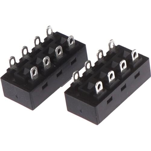 2Pcs 12A 250V 3 Position 8 Pin Toggle Slide Switches LQ-103H Hair Dryer Switches
