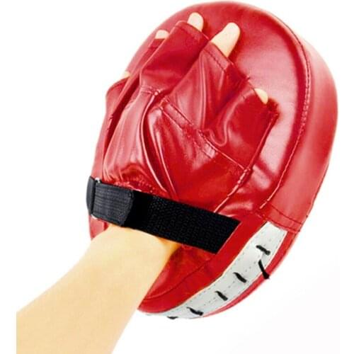 2017 Hot Black Red Boxing Gloves Pads Thai Kick Boxin Training PU Foam Boxer Target Pad DW64
