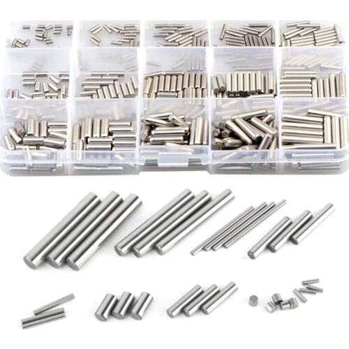 450pcs/set M2 M3 M4 304 Stainless Steel DIN6325 Cylindrical Pin Locating Dowel Combination Set Solid Cylinder Pin Fastener Kit