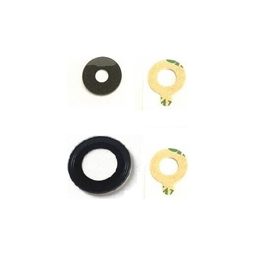 50Pair/lot New Back Camera Glass Lens Ring with Sticker Adhesive For Huawei Mate 20 Lite Main Cam Lens Replacement Parts