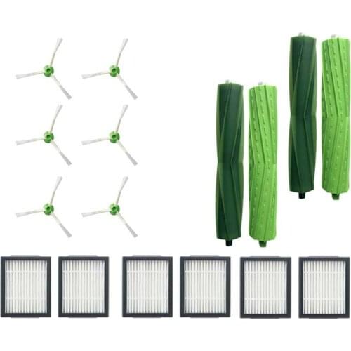 6Xhepa Filter+6Xside Brush+4Xbrush Roll Replacement For Irobot Roomba I7 E5 E6 I Series Robot Vacuum Cleaner Spare Parts