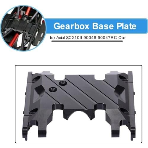Gearbox Base Plate for Axial SCX10II 90046 90047 RC Crawler Metal Transmission Plate Baseboard RC Car Accessories