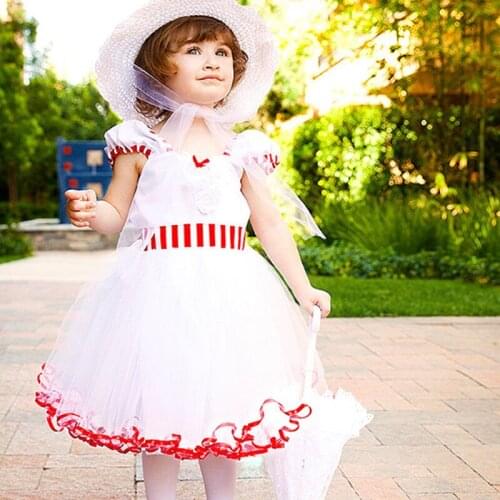 Girls White Wedding Dresses 2019 Childrens Halloween Costumes Christmas Gift Princess Dress Sofia Cosplay Dress Kids Clothing