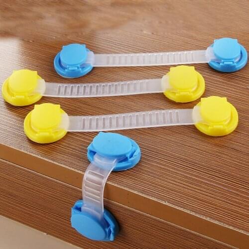 5pcs Safety baby children lock protection door drawer lock baby safety product cabinet locl from children plastic lock