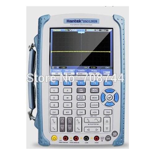 Hantek DSO1102B Digital Handheld Oscilloscope 2 Channels 100MHz 1GS/s Sample Rate 32 Automatic Measurements Handheld Multimeter