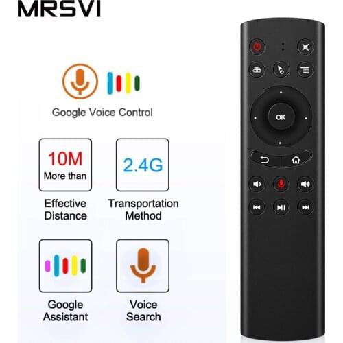 G20S Voice Remote Control 2.4G Wireless Air Mouse Microphone Gyroscope IR Learning for Android tv box T9 H96 Max X96 mini