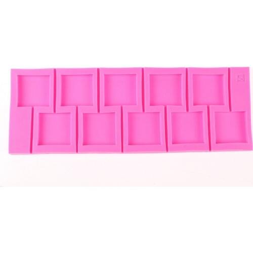 Hot square planet 3D lollipop Silicone Mold chocolate Fondant moulds baking DIY cake Decorating Tools T0458