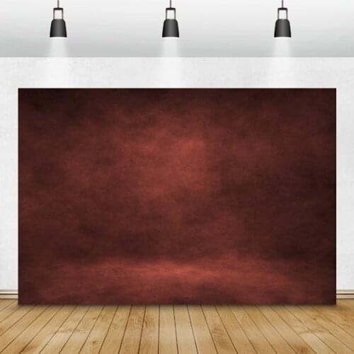 Laeacco Dark Red Gradient Solid Color Backdrops For Photography Backgrounds Grunge Portrait Photocall Baby Shower Photozone Prop