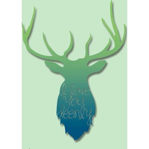 Cute Deer Silhouettes Stickers On Clothes Children Favorite Heat Transfer New Design Washable DIY Accessory Badges Patches