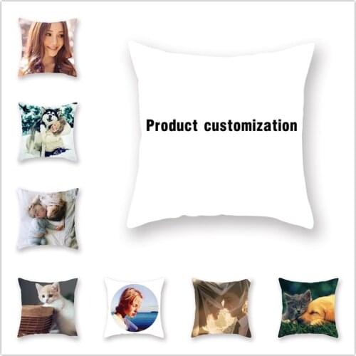 Cushion Product patterns can be customized Pillowcases Print Pet Wedding Personal Life Photos Customize Gift Home Cushion