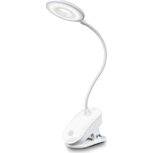 Modern New Wlue Rechargeable 3 Stage 28 Led Touch Reading Working Işığı Clip-On Desk lamp Desk lamp