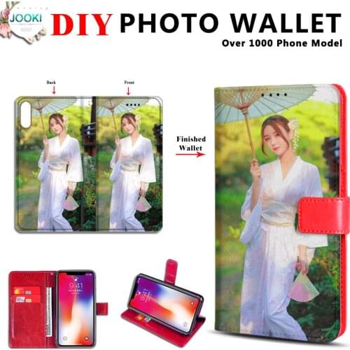 ForGalaxy SC-41A DIY Customized picture Custom made Phone Case Cover ForGalaxy A41 SC-41A Leather Flip Wallet Magnetic Case