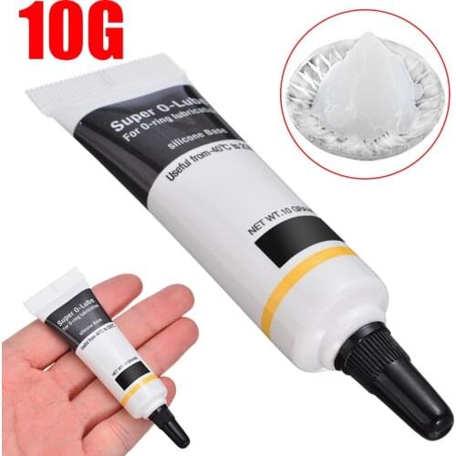 1pc New 10g Food Grade Silicon Grease Lubricant Super O-lube O-Ring Lubrication Good Waterproof Sealing Grease