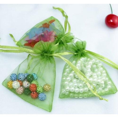 Olive Organza Bag 11x16cm,Wedding Jewelry Packaging Pouches,Nice Gift Bags 200pcs/lot